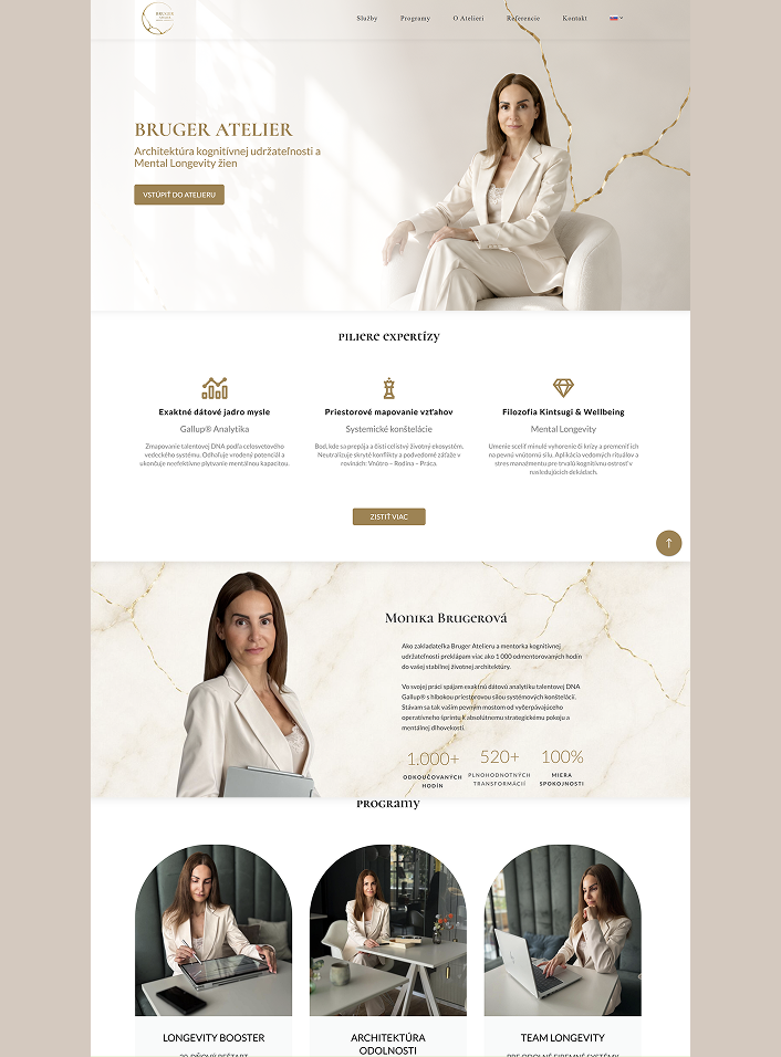 Bruger Atelier Pavopulse visual identity
