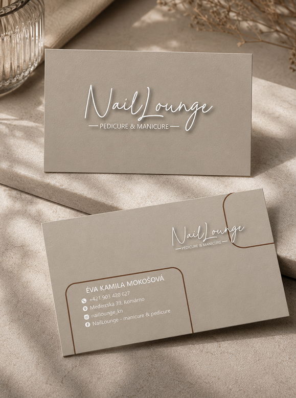 Vizitky nailounge komarno pavopulse